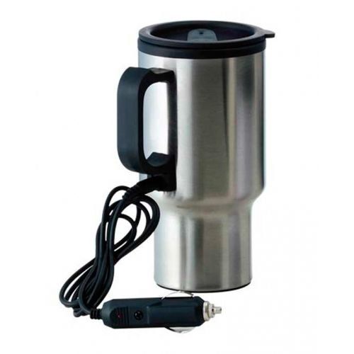 Caneca térmica de Inox 450 mL com aquecimento elétrico 12VDC