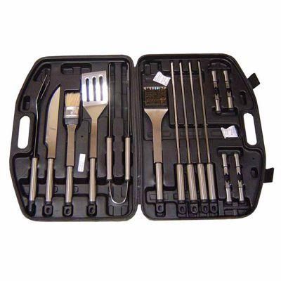 Kit churrasco 18 peças em Inox